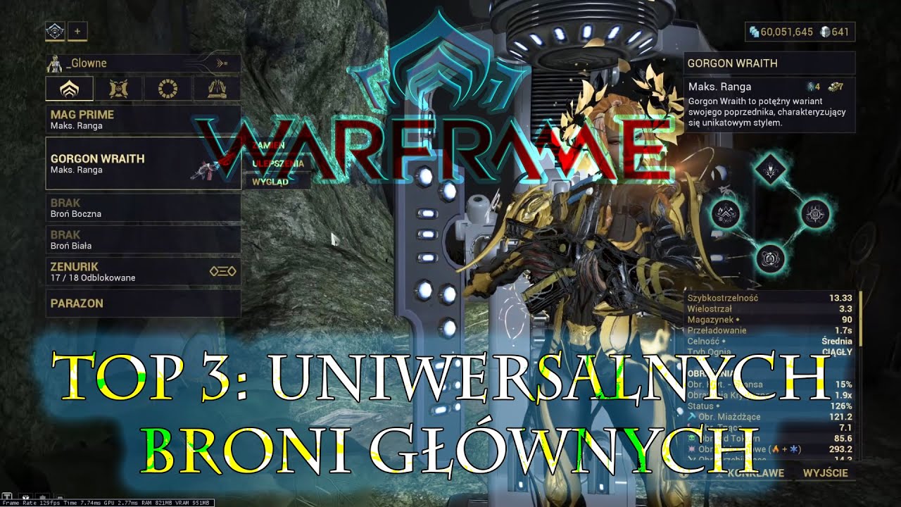 TOP 3: Uniwersalnych Broni Głównych - Poradnik Warframe