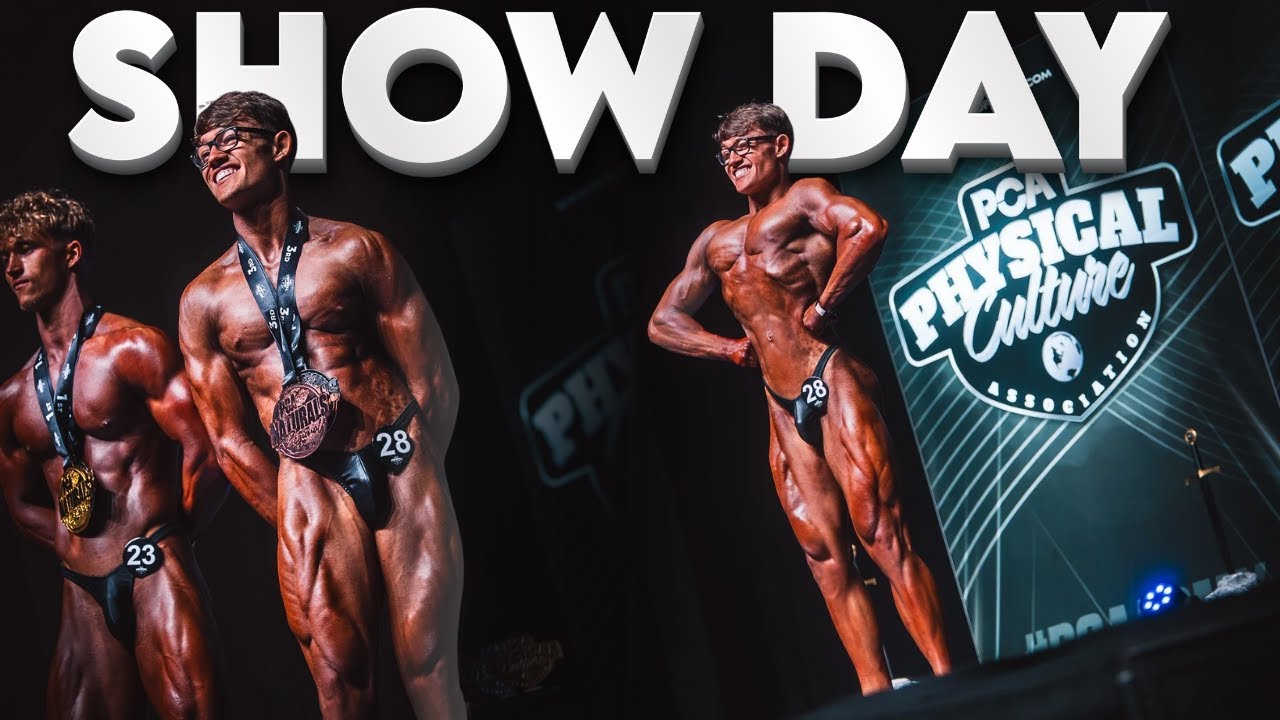 SHOW DAY | MY FIRST NATURAL BODYBUILDING SHOW AS A TEEN