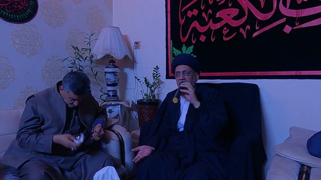 ختام مجلس السنوي في دار  الحاج علي الكعبي #سيد_حسين_القابجي