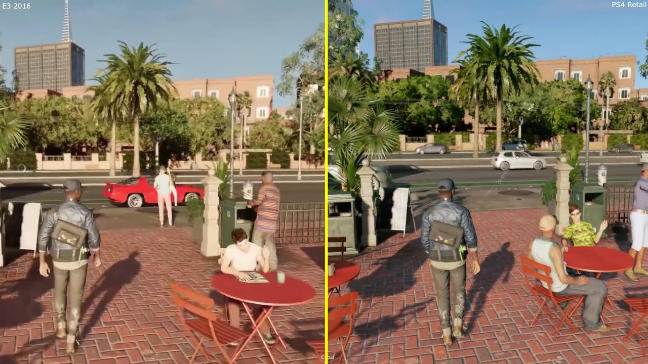 Watch Dogs 2 PS4 E3 Demo vs Retail Graphics Comparison (Gameplay)
