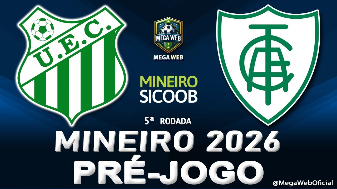 UBERLÂNDIA x AMÉRICA-MG - AO VIVO (MINEIRO 2026 -- 5ª Rodada) - Narração