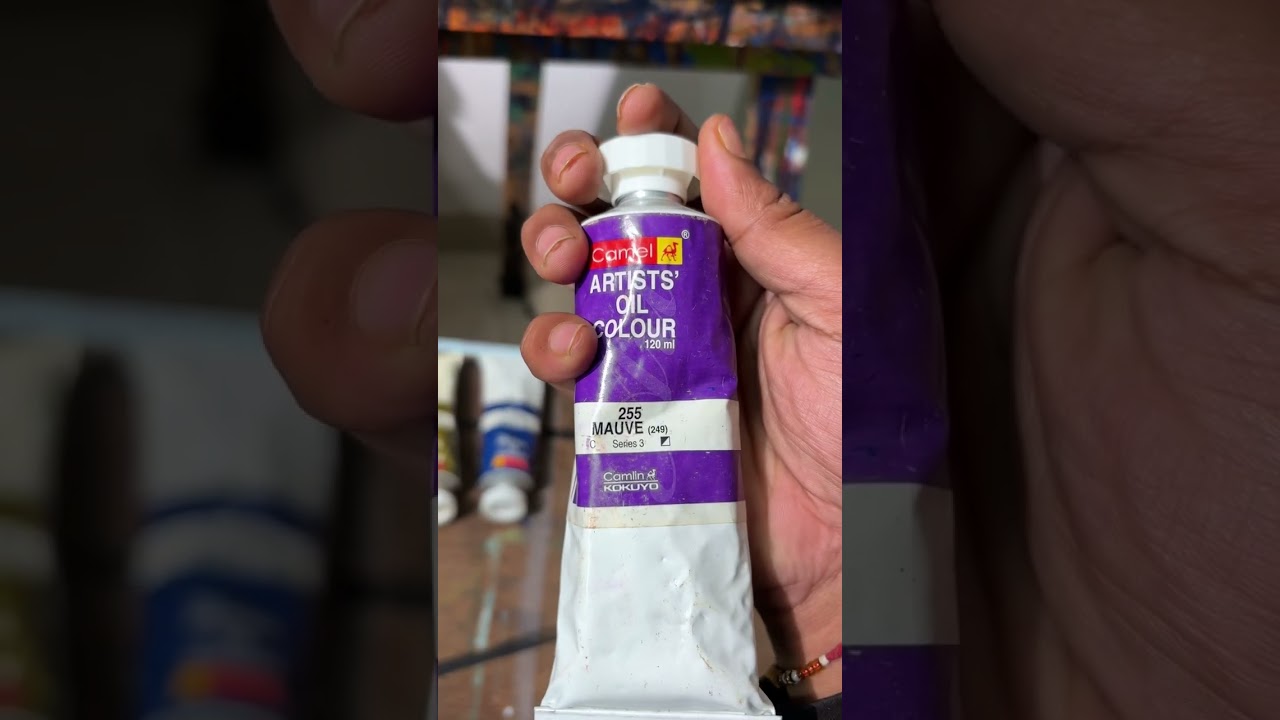 All about oil color paint tube #painting #oilpainting #lavinagar #portrait