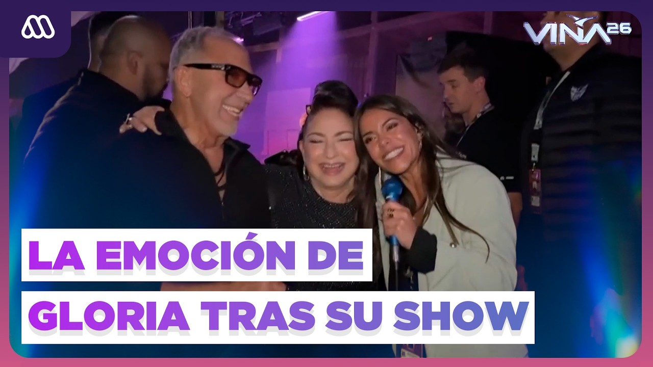 ¡Lo dio todo! La emoción de Gloria Estefan tras su exitoso show en el Festival de Viña