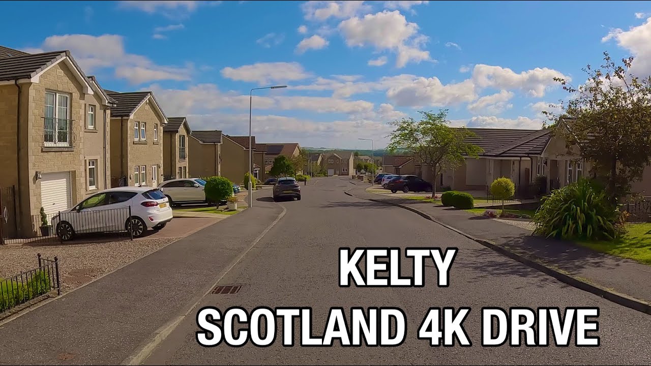 Kelty | Fife, Scotland 4K Drive