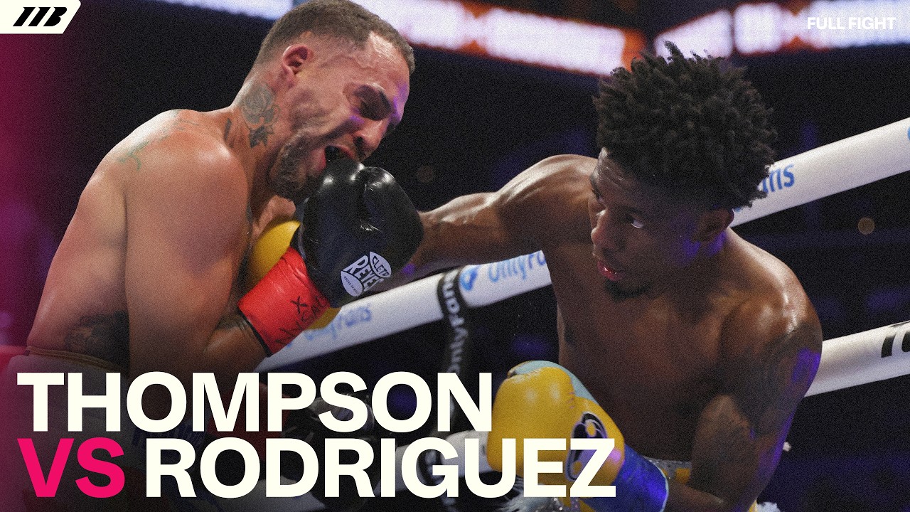 20-year-old Dennis Thompson risks unbeaten record vs Rodriguez | Full Fight | Matchroom Boxing