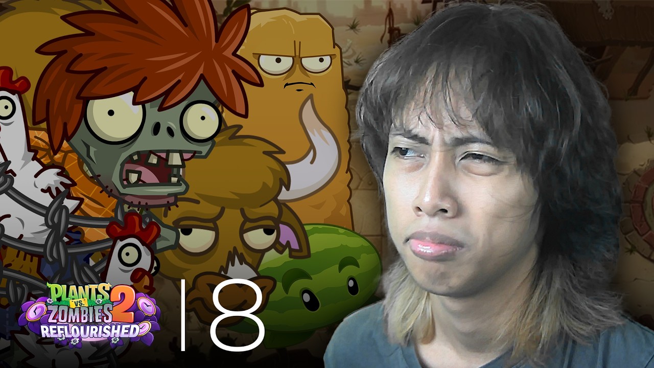 siapa juga yang mau lanjut lawan koboi? | Plants vs Zombies 2 Reflourished [Android] #8