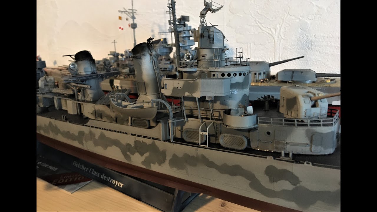 Revell Limited Edition 1:144  Fletcher Class Destroyer. Please note my comments in the description