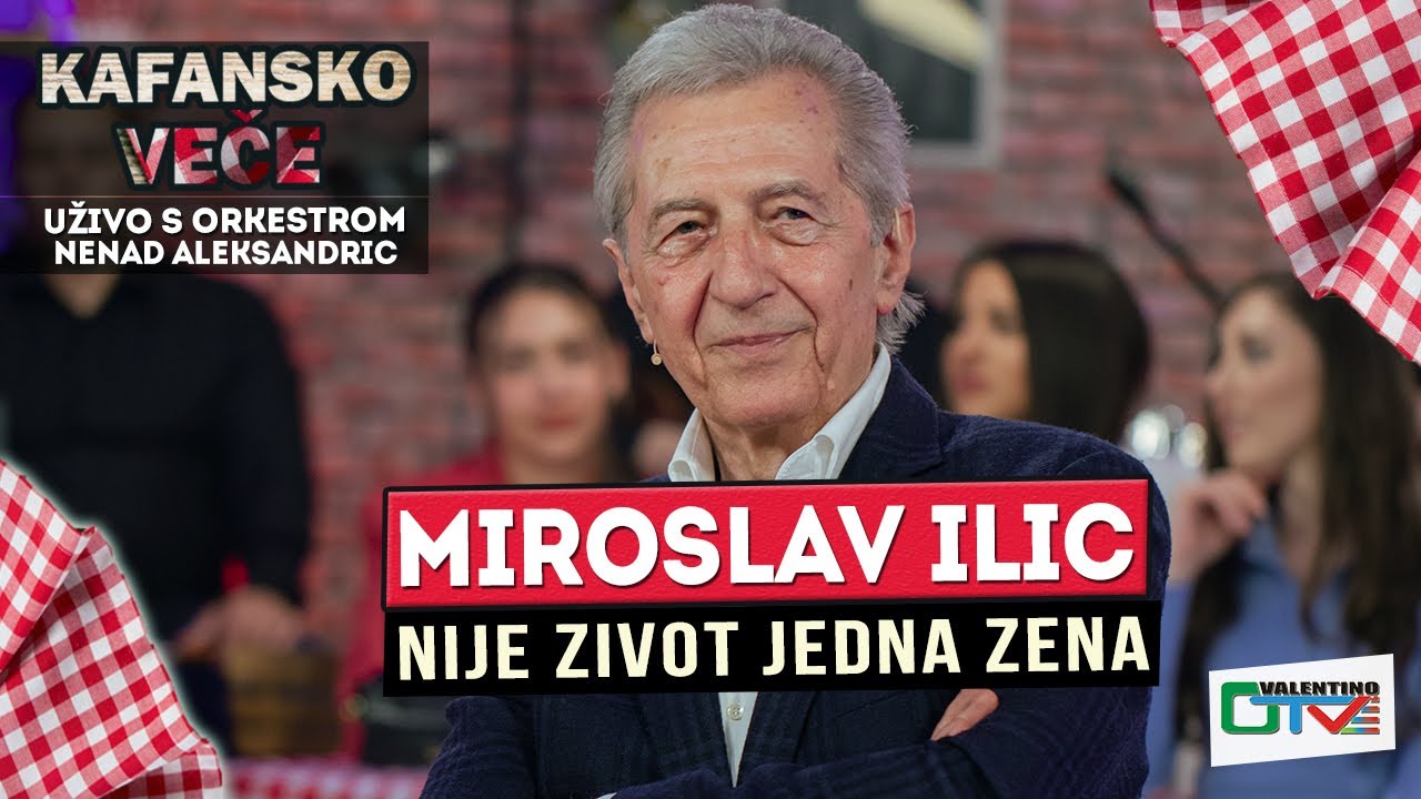 MIROSLAV ILIC - NIJE ZIVOT JEDNA ZENA | UZIVO (ORK. NENAD ALEKSANDRIC) 2022 | OTV VALENTINO
