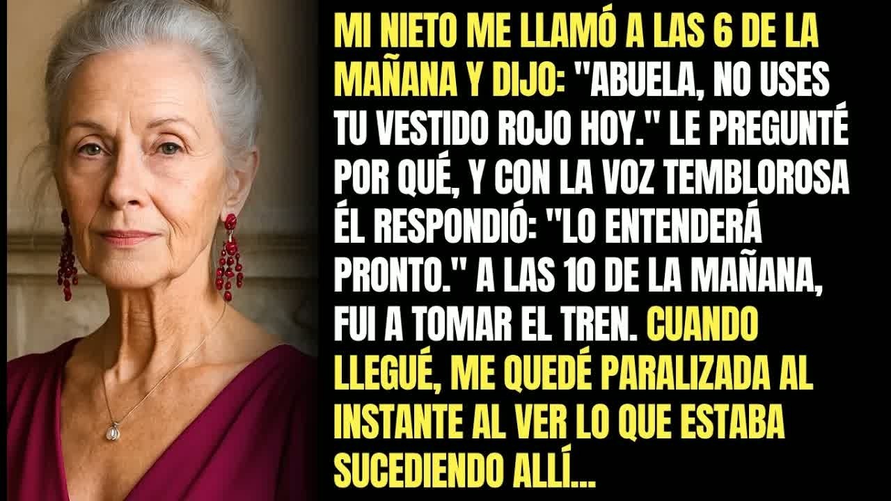 ＂No Uses Tu Vestido Rojo Hoy＂, Dijo Mi Nieto  Horas Después, Vi El Porqué — Y Mi Sangre Se Heló