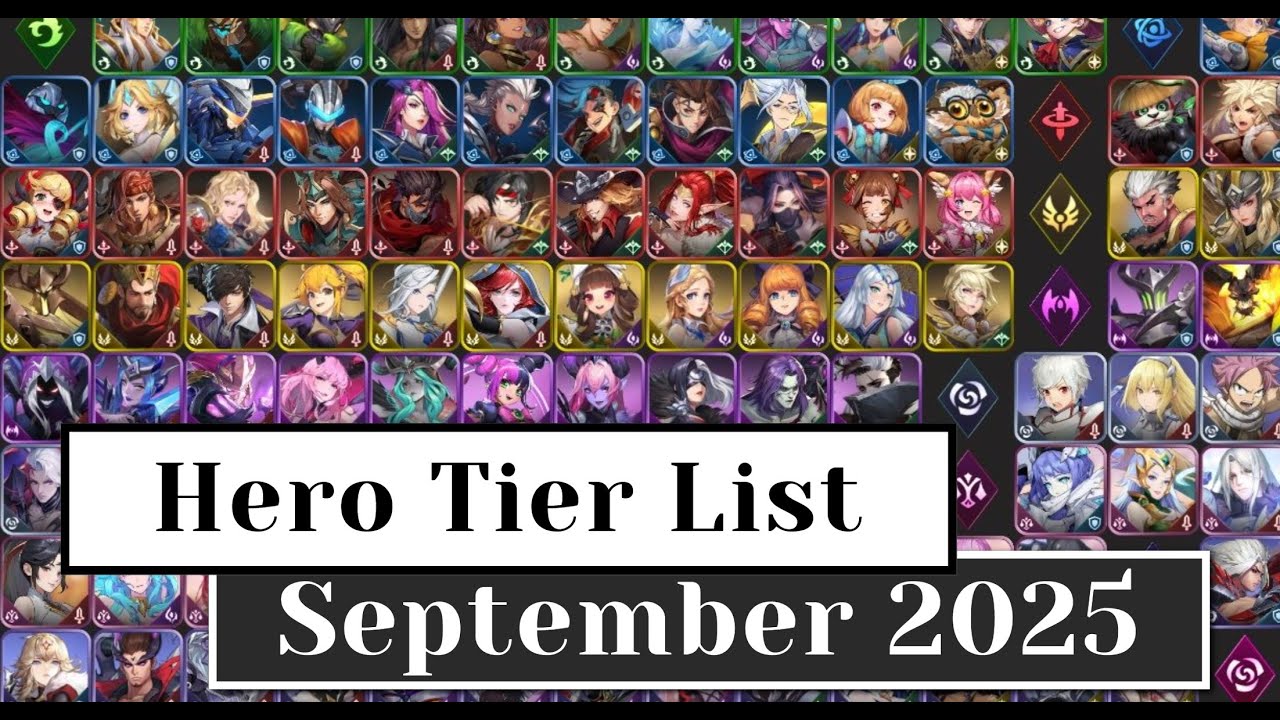 HERO TIER LIST(September 2025) Mobile Legends: Adventure