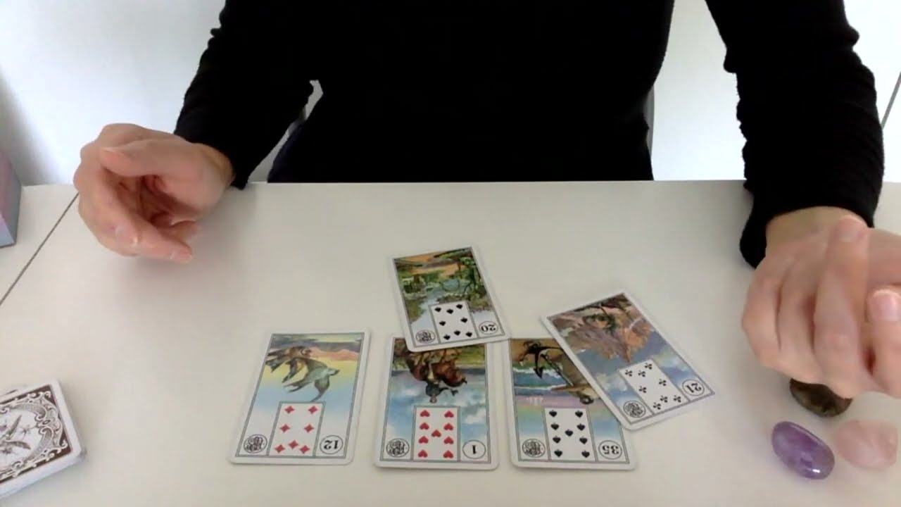 🔮 Tirage en 3 Cartes Simplifié avec le Tarot de Marseille et le Petit Lenormand !
