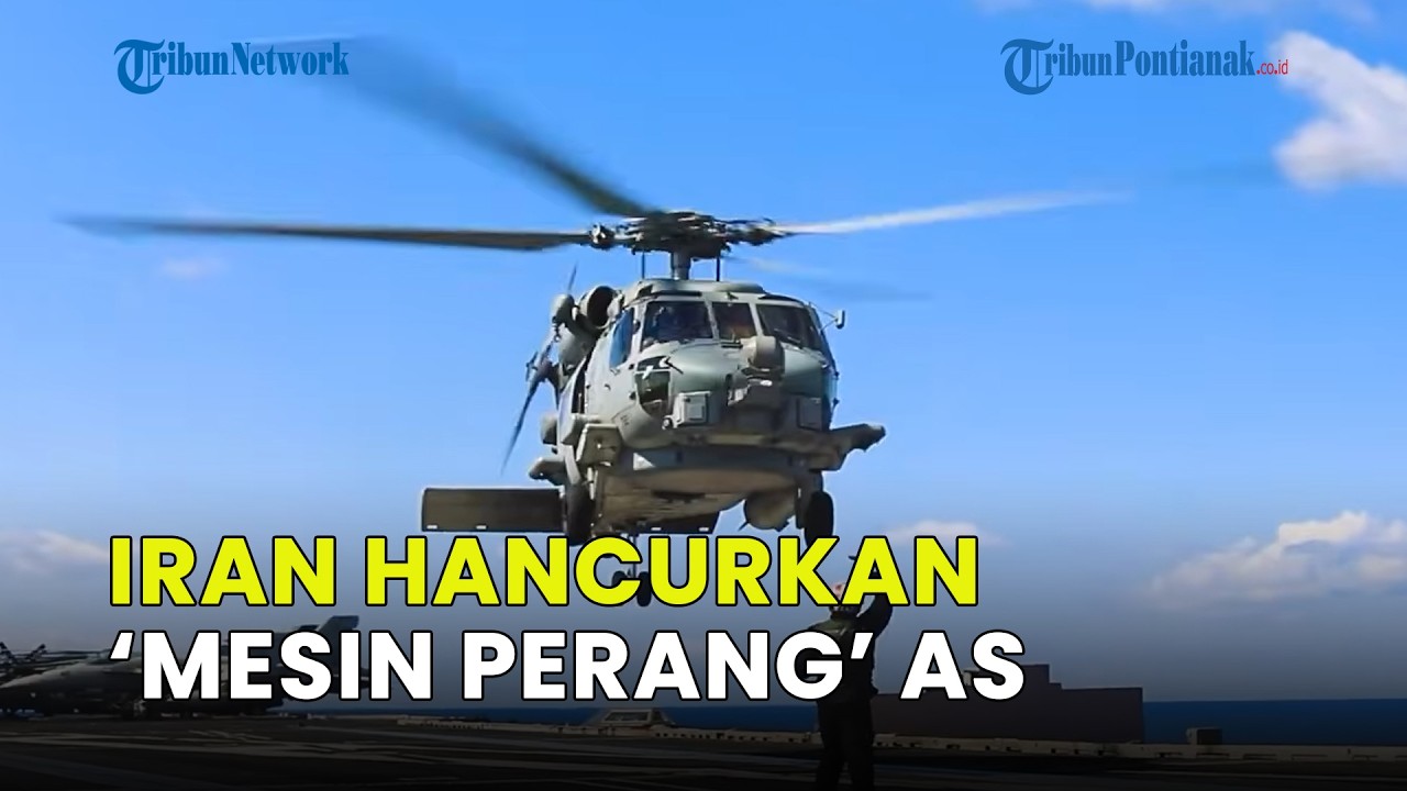 PENAMPAKAN CITRA SATELIT IRAN HANCURKAN ‘MESIN PERANG’ TERBESAR AS