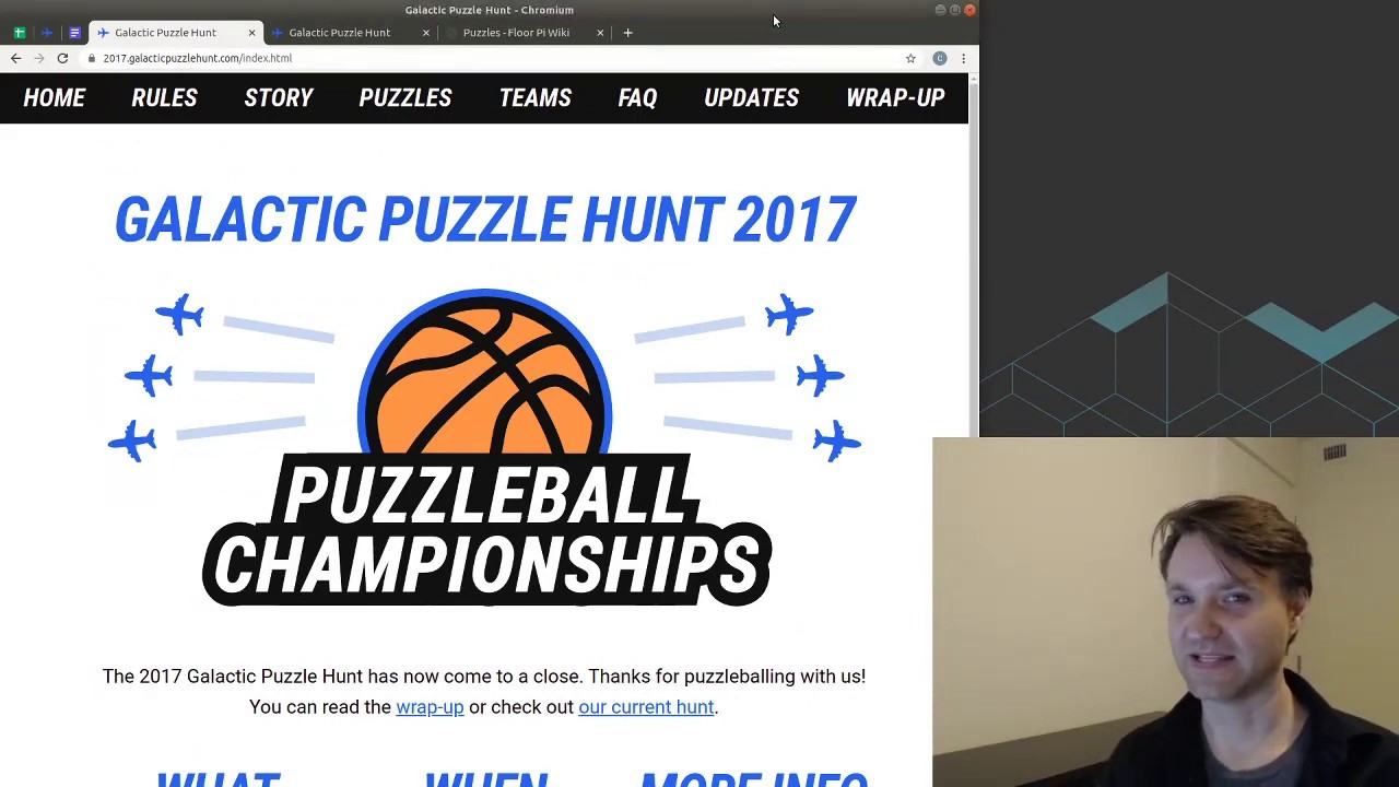 Solve along: Galactic Puzzle Hunt 2017 day 2