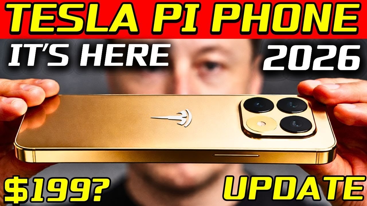 IT’S HERE! Tesla Pi Phone 2026 $199! Starlink indoors 8-year battery Hidden fees EXPOSED!