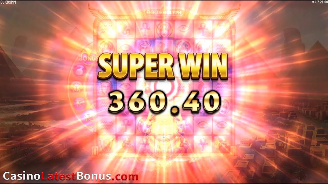 GOLDEN GLYPH from QuickSpin (FREESPINS, BONUS, BIGWIN, SUPERBIGWIN, MEGAWIN)
