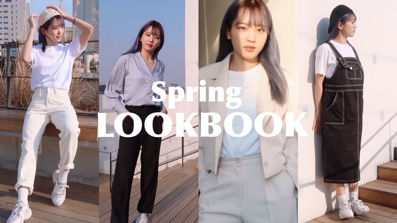 【韓国春コーデ】Wan!の服だけで春の１週間コーデ🌸旅行に行けないなら通販で✔️