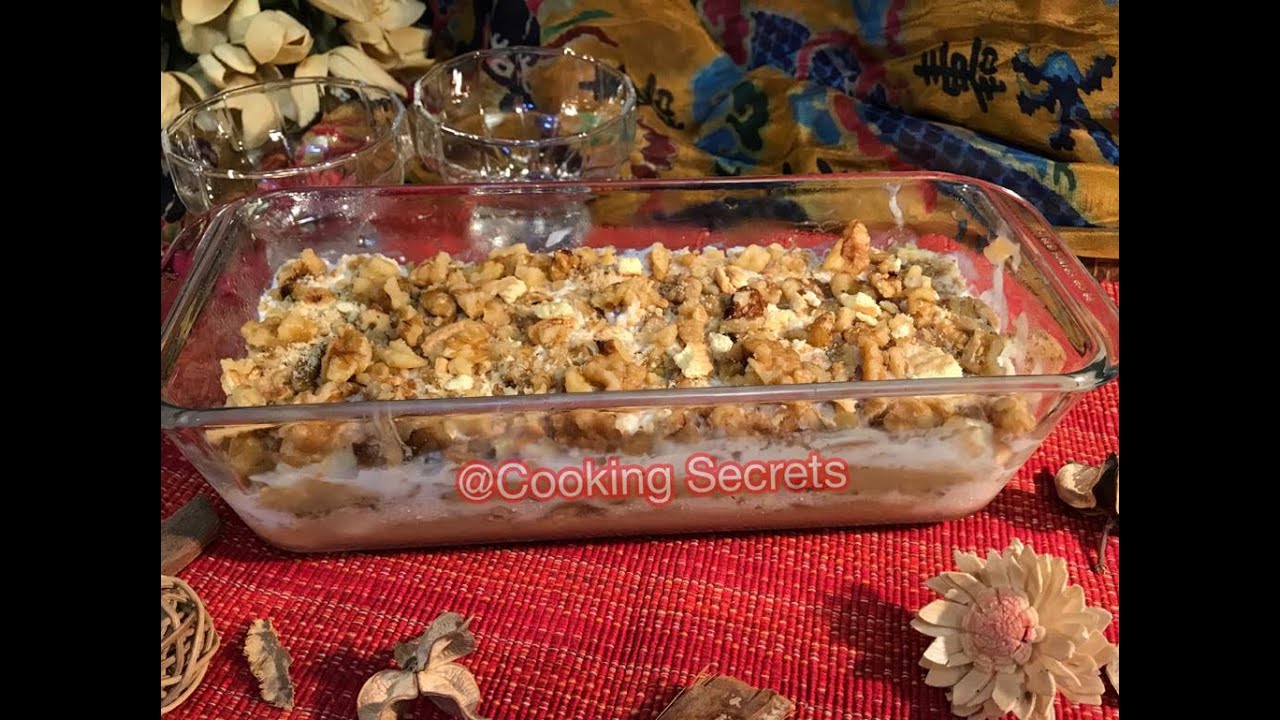 World's best walnut toffee | easy and simple | walnut Sweet dish | creamy desert by cooking secrets