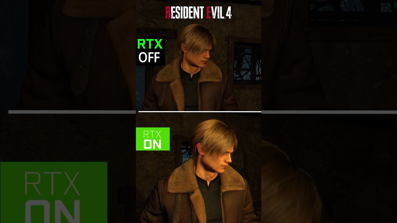 Ray Tracing ON vs OFF // Resident Evil 4 Remake #shorts #residentevil4remake #raytracing