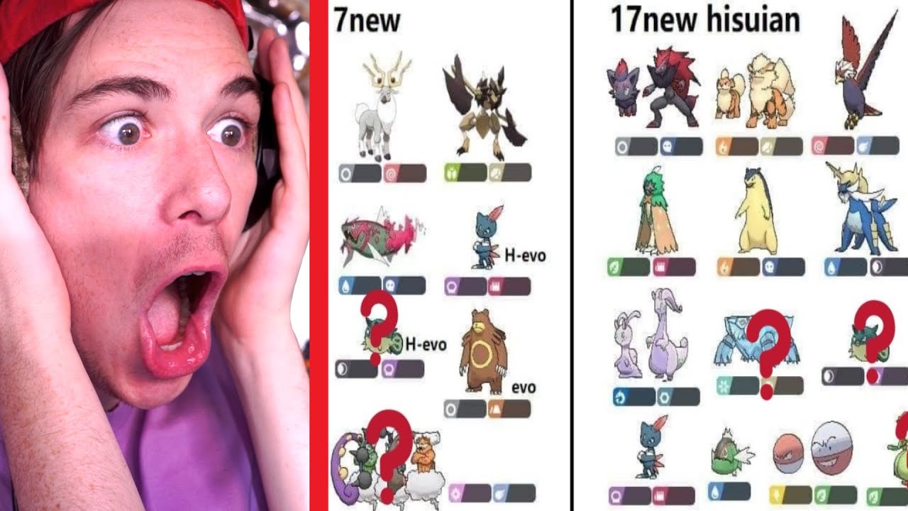 TODAS las FORMAS HISUI *FILTRADAS* SON REALES! NUEVOS LEGENDARIOS! Pokémon Leyendas ARCEUS