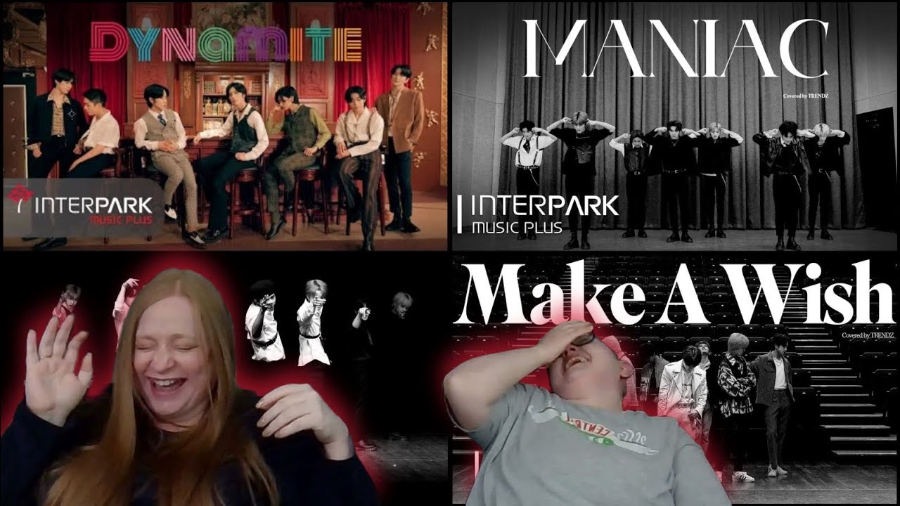 Trendz -  BTS Dynamite, Stray Kids Maniac, NCT U Make A Wish & Monsta X Gambler Covers | REACTION