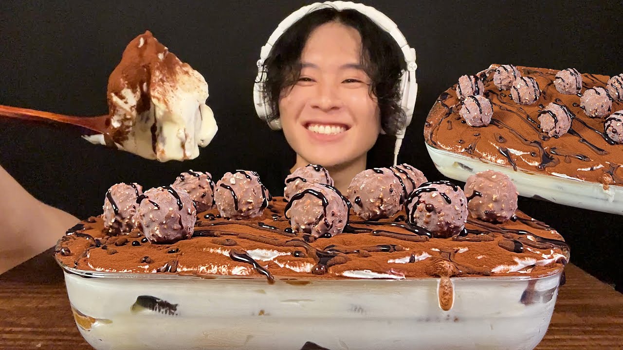 ASMR チョコレートサンデーを食べよう‼️【咀嚼音/mukbang/Eating Sounds】
