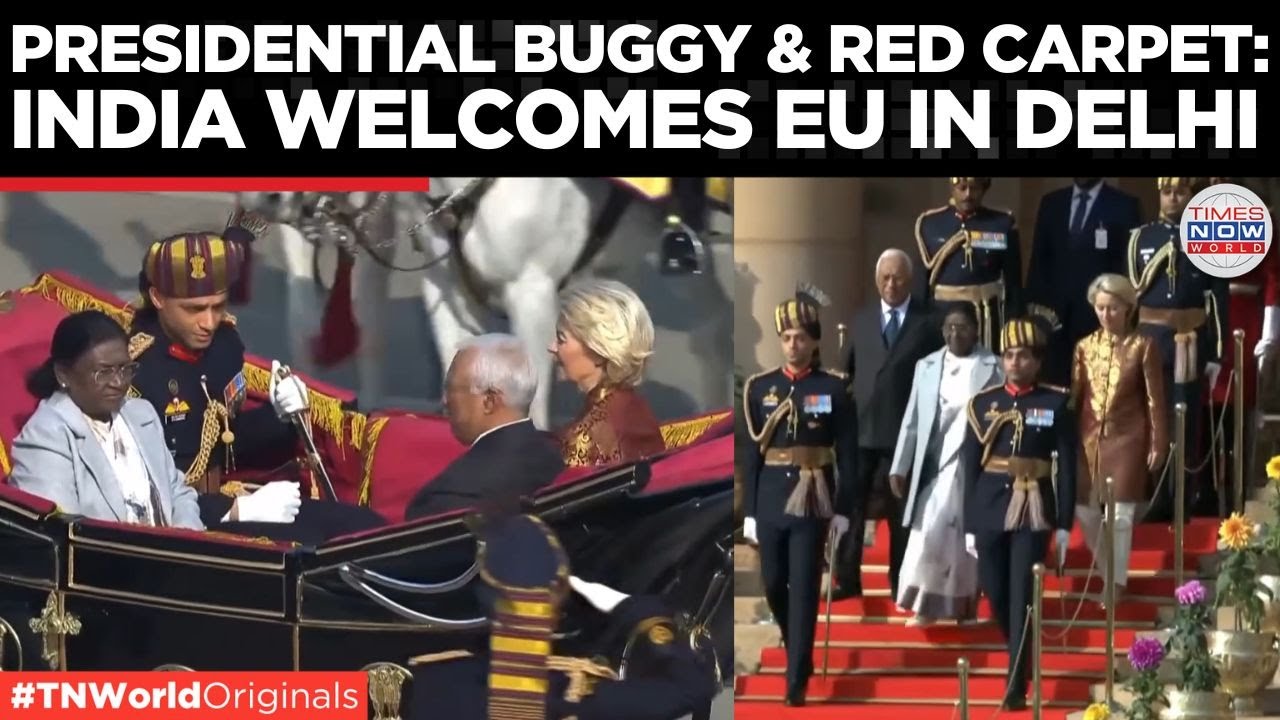INDIA ROLLS OUT RED CARPET: EU Chiefs Join Modi At Republic Day Parade