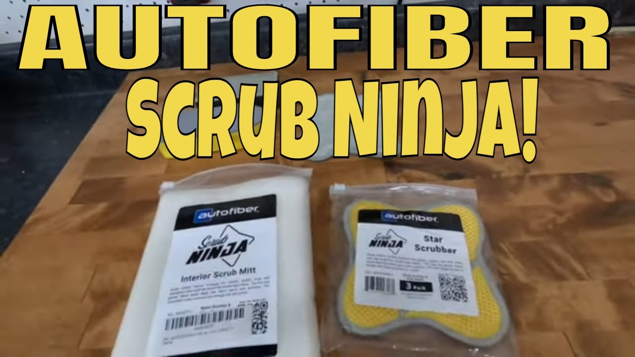 Autofiber Scrub Ninja Finger Mitt & Star Scrubber! Interior Cleaning!