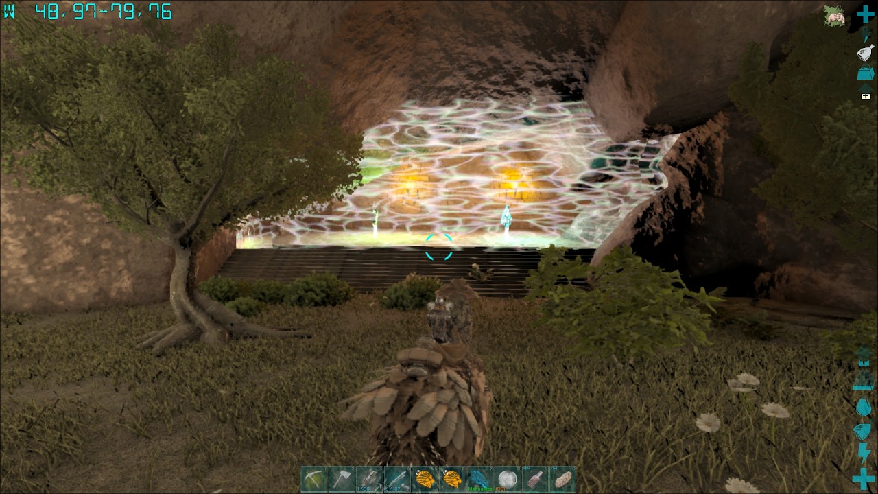 ARK Survival Evolved Puzzelcave Ragnarok on a friends server (modded)