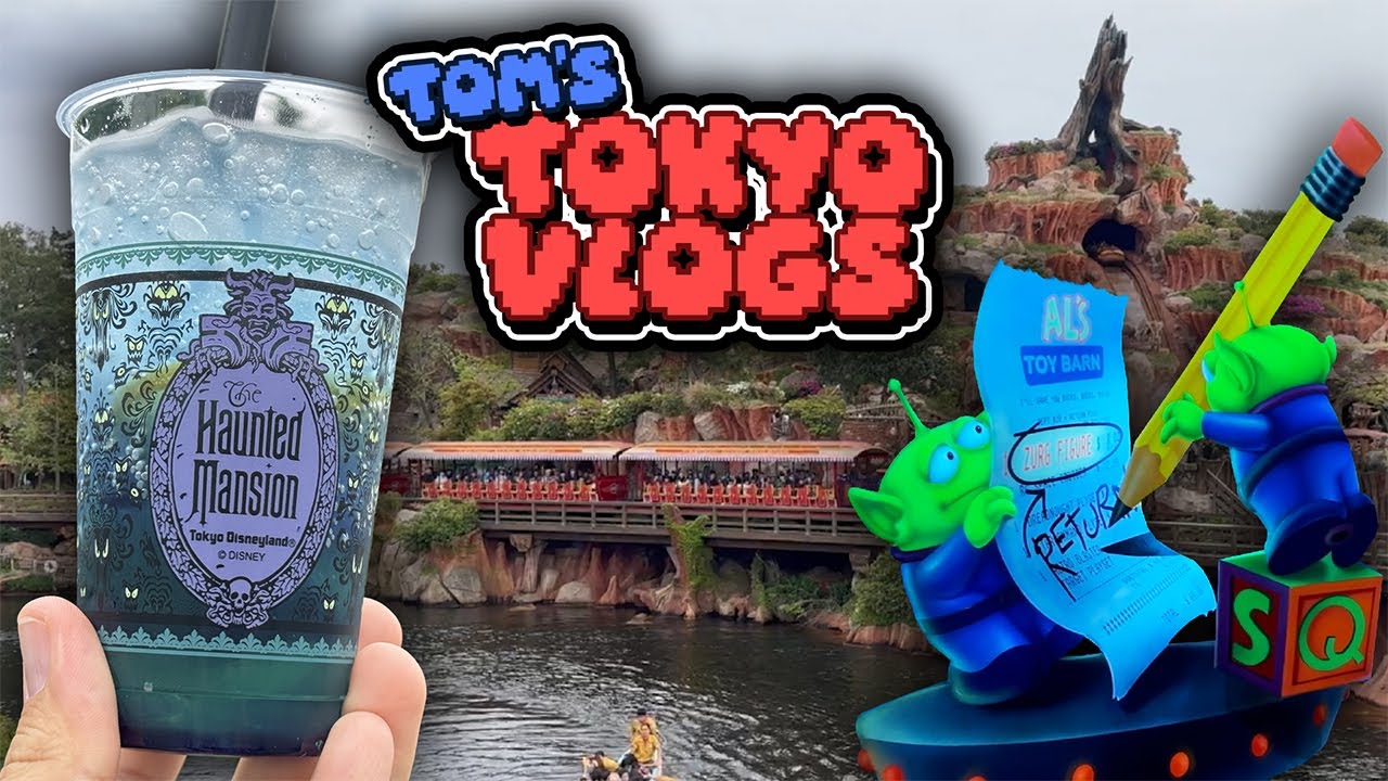 Staring at a Store Window, Haunted Mansion Drinks, and Rolling on the River - Tom’s Tokyo Vlogs