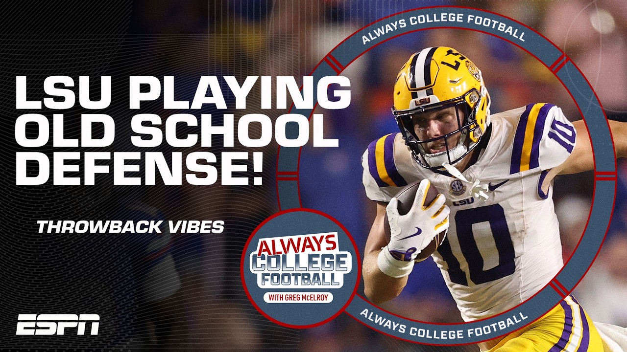 This is some old school LSU defensive football! 😤 - Greg McElroy | Always College Football