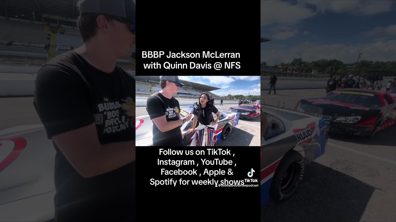 BBBP Jackson McLerran with Late Model driver Quinn Davis@NFS
