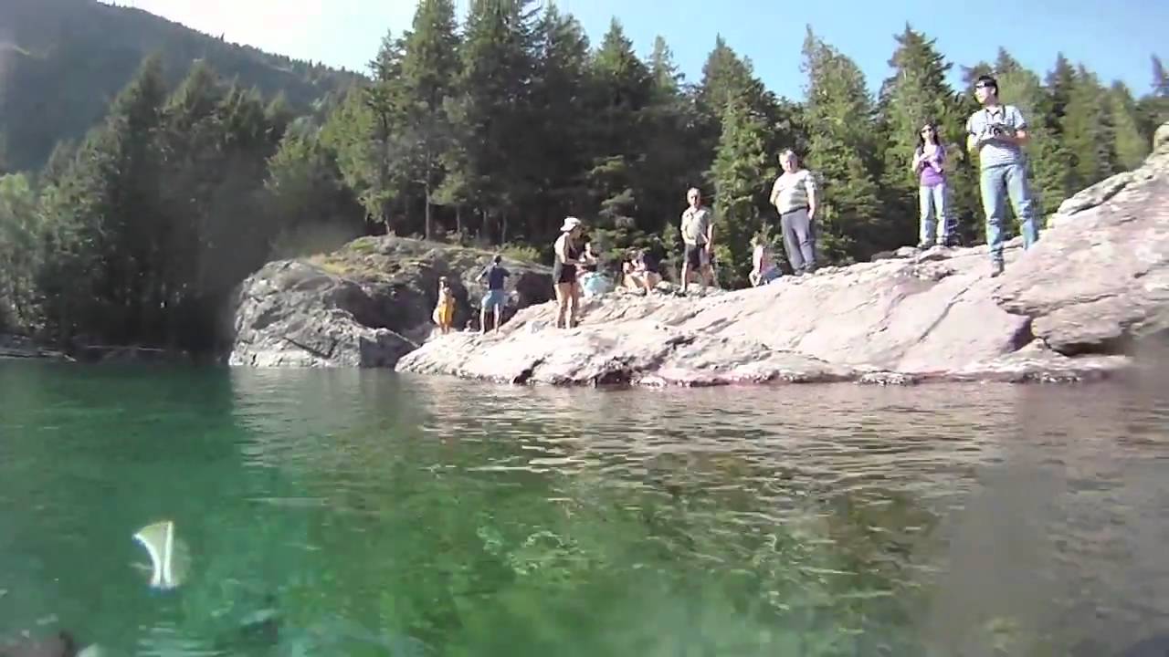 Diving in Glacier National Park
