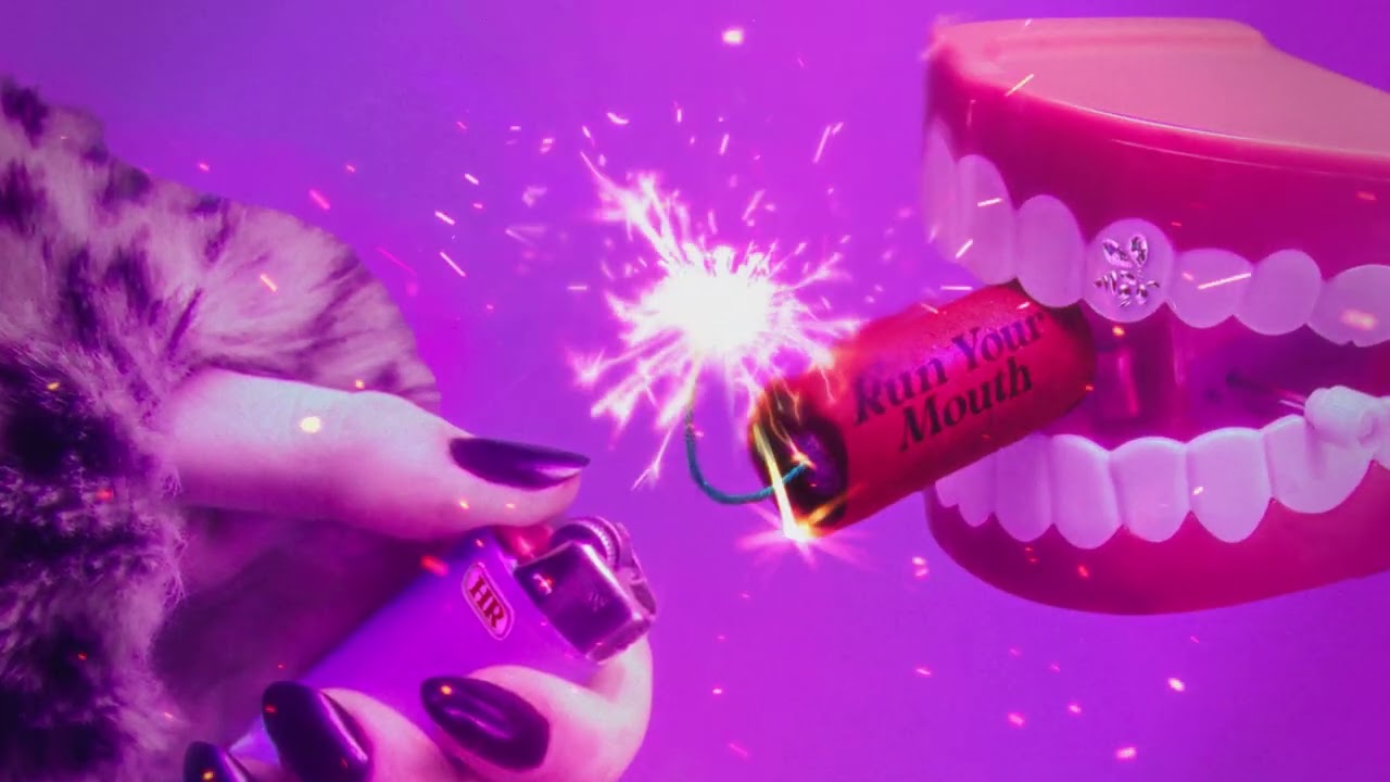 Honey Revenge - Run Your Mouth (Official Visualizer)