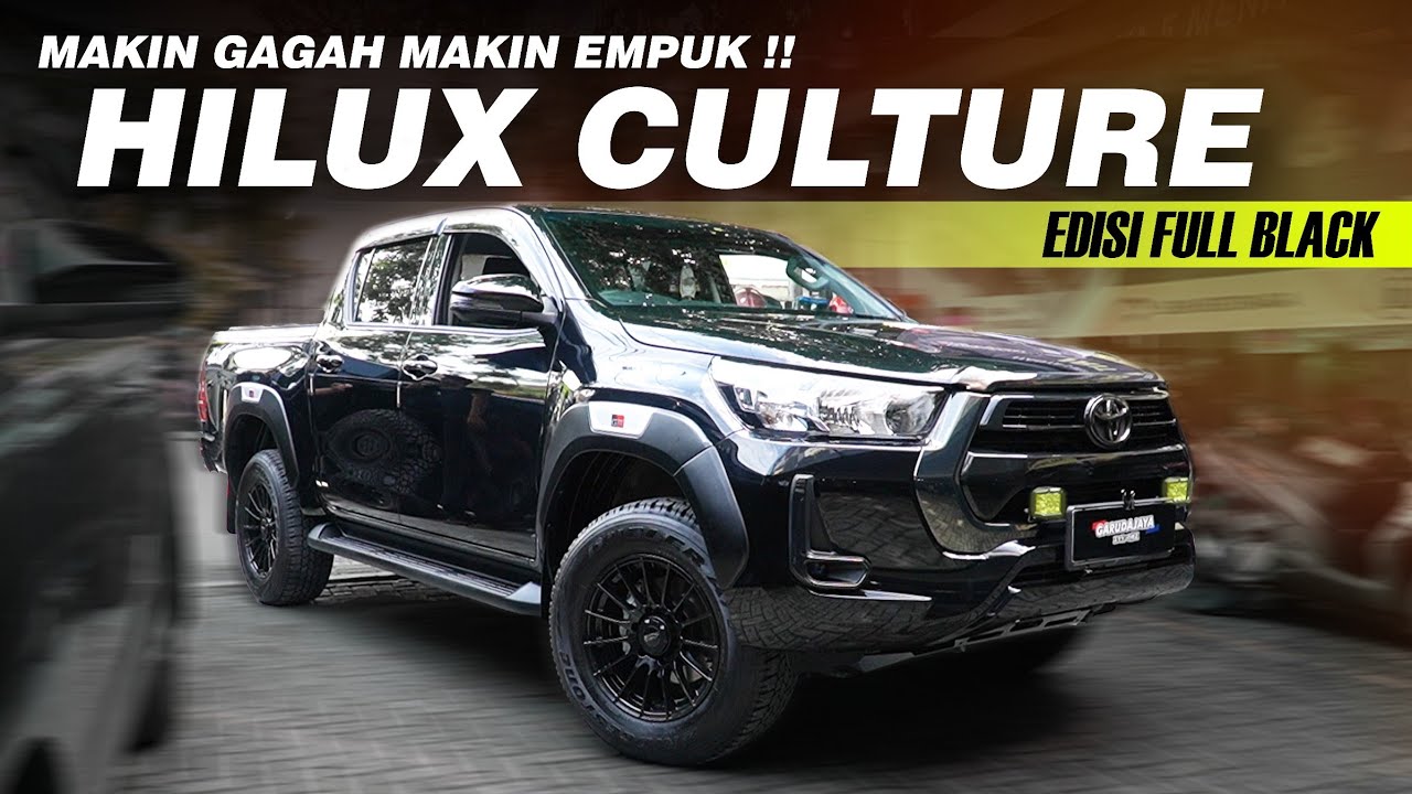MODIF SIMPLE HILUX !! KONSEP FULL BLACK BIKIN MAKIN GANTENG