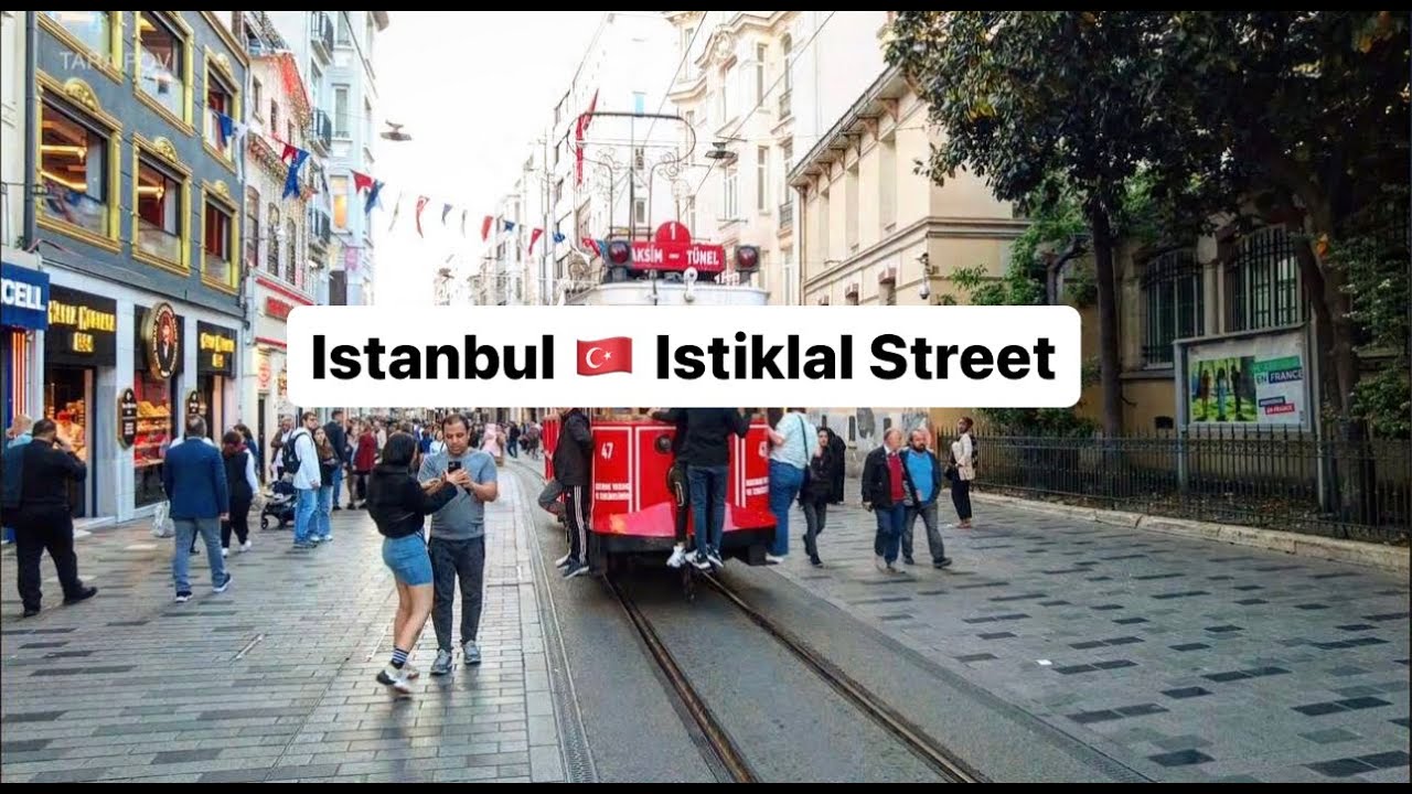 Istanbul Walking Tour 🇹🇷 Istiklal Street  - Taksim [4K 60fps]