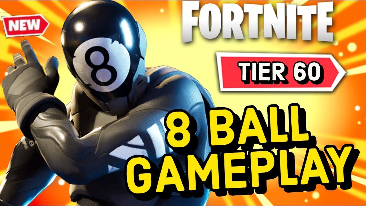 8 BALL vs SCRATCH Skin Gameplay In Fortnite