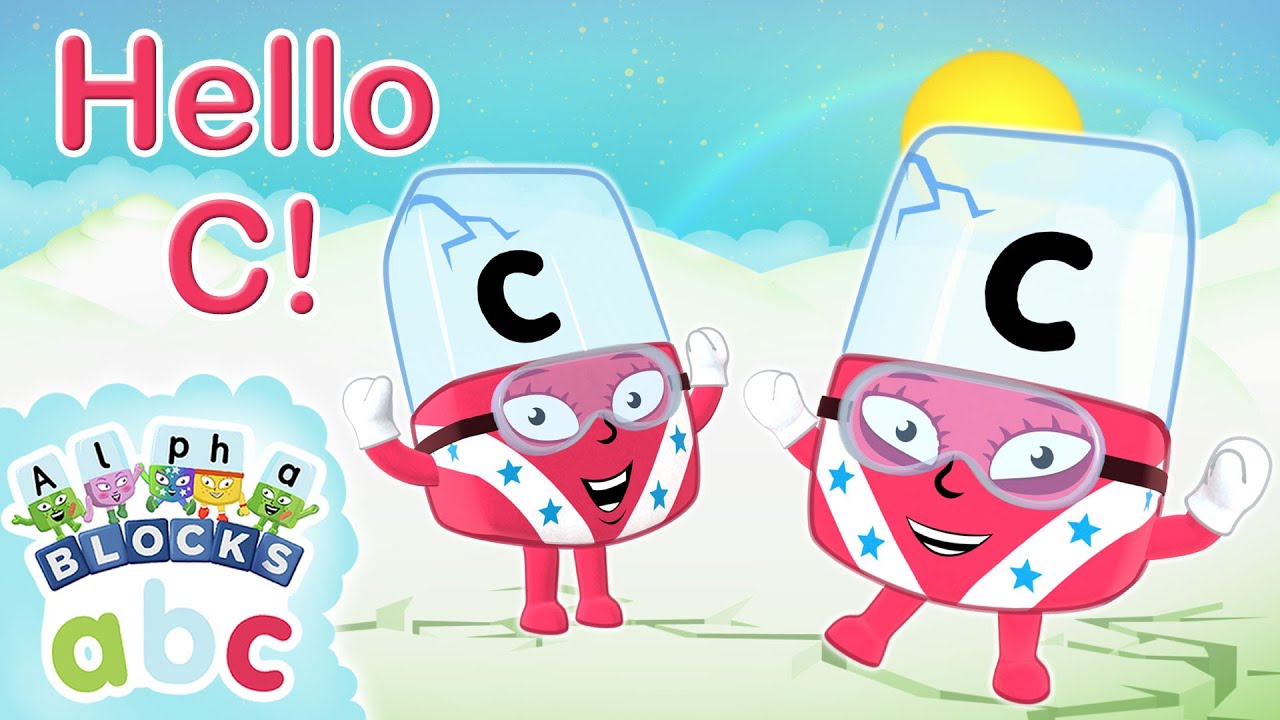 @officialalphablocks - Hello C! 🐱 | Meet the Alphabet | Learn to Spell