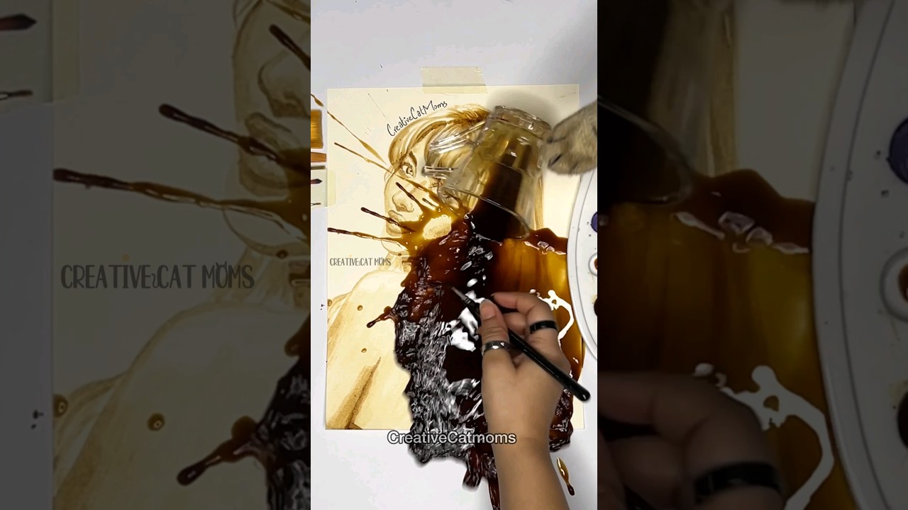 FIXING the accident☕️ #shorts #art #creative