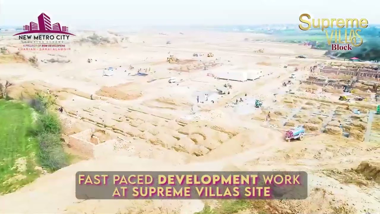Record Breaking Development is in Process at 𝗦𝘂𝗽𝗿𝗲𝗺𝗲 𝗩𝗶𝗹𝗹𝗮𝘀 Site || New Metro City