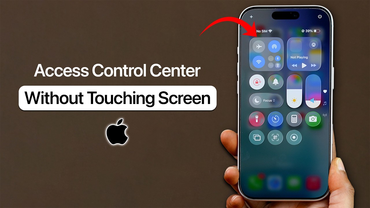 Как получить доступ к Центру управления, не касаясь экрана iPhone?
