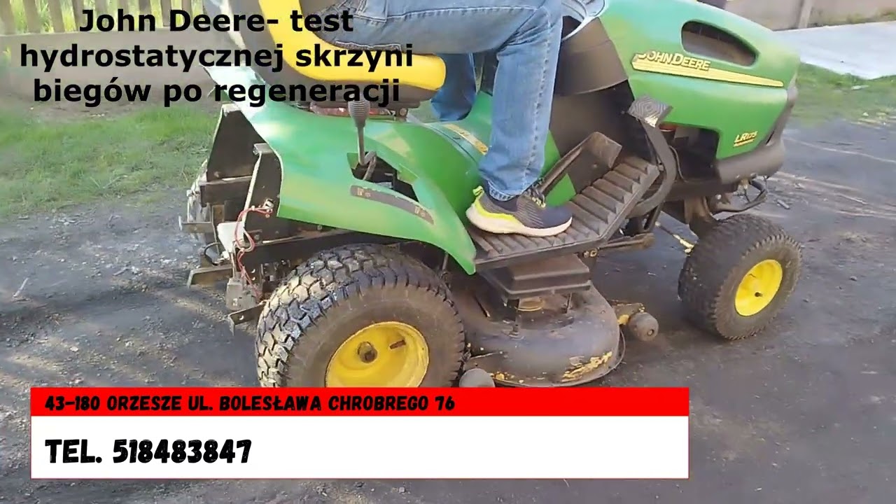 K46 Tuff Torq JOHN DEERE PO REGENERACJI HYDROSTATYCZNEJ SKRZYNI BIEG&Oacute;W