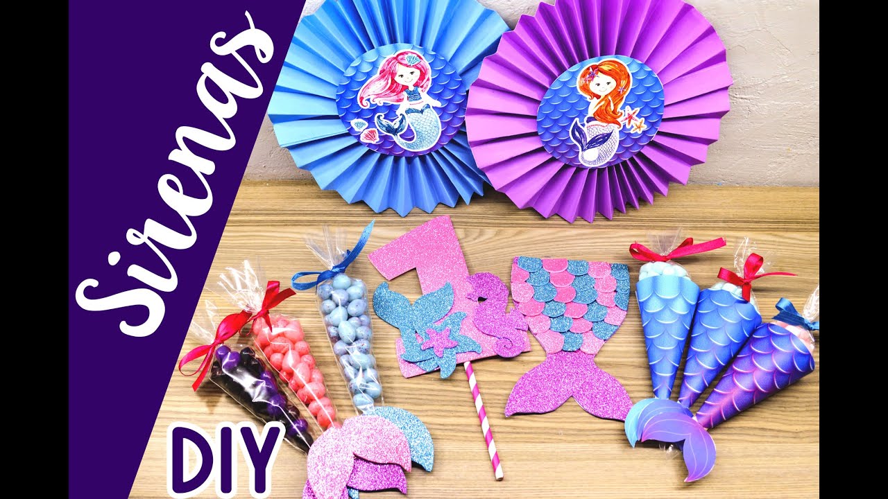 DIY 🧜🏻‍♀ IDEAS para FIESTA de SIRENAS 🚀