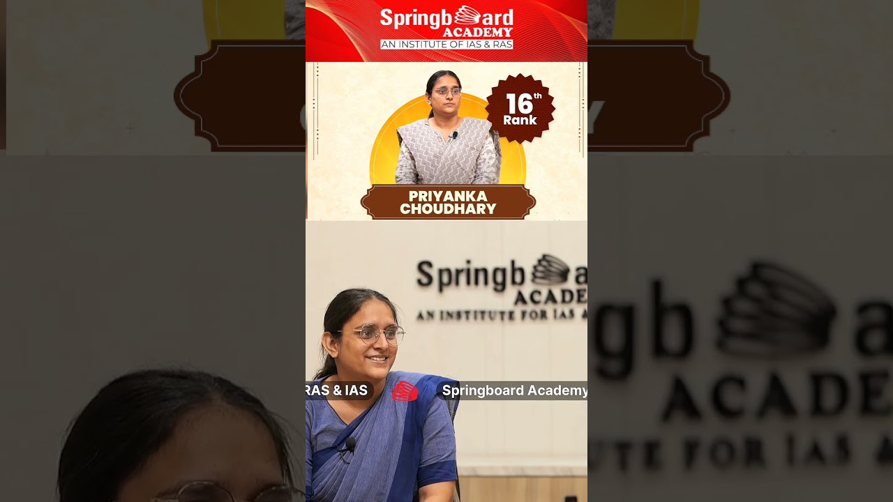 Priyanka Choudhary || Rank 16 ||  RAS 2023 || Mock Interview
