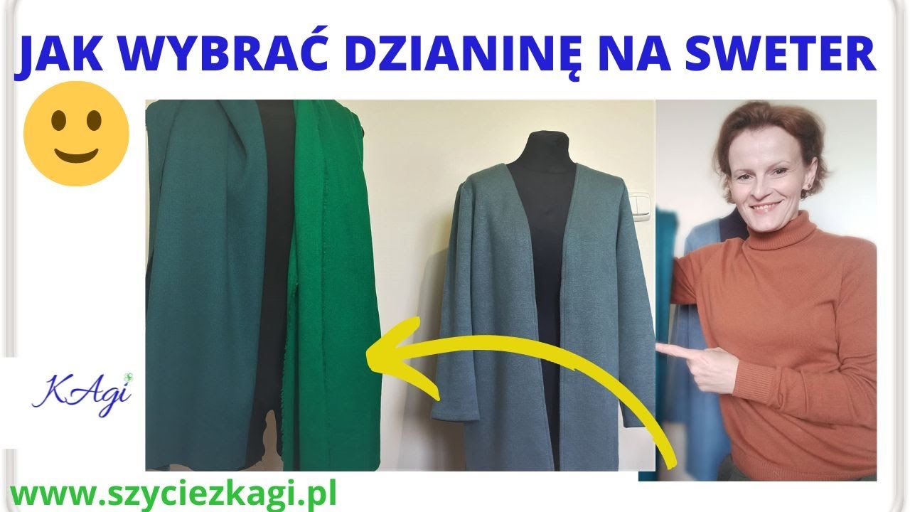 Jaka dzianina na sweter? Możesz uszyć sweter, kardigan na miarę !