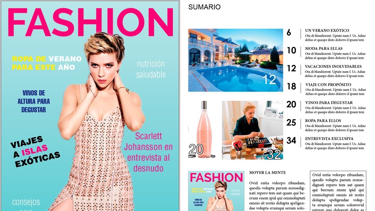 CÓMO HACER UNA REVISTA CON INDESIGN CC
