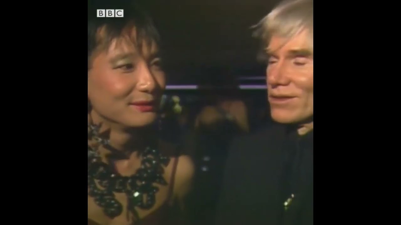 Bianca Jagger, Christopher Reeve, Andy Warhol & Boy George at the Palladium in NYC (1985)