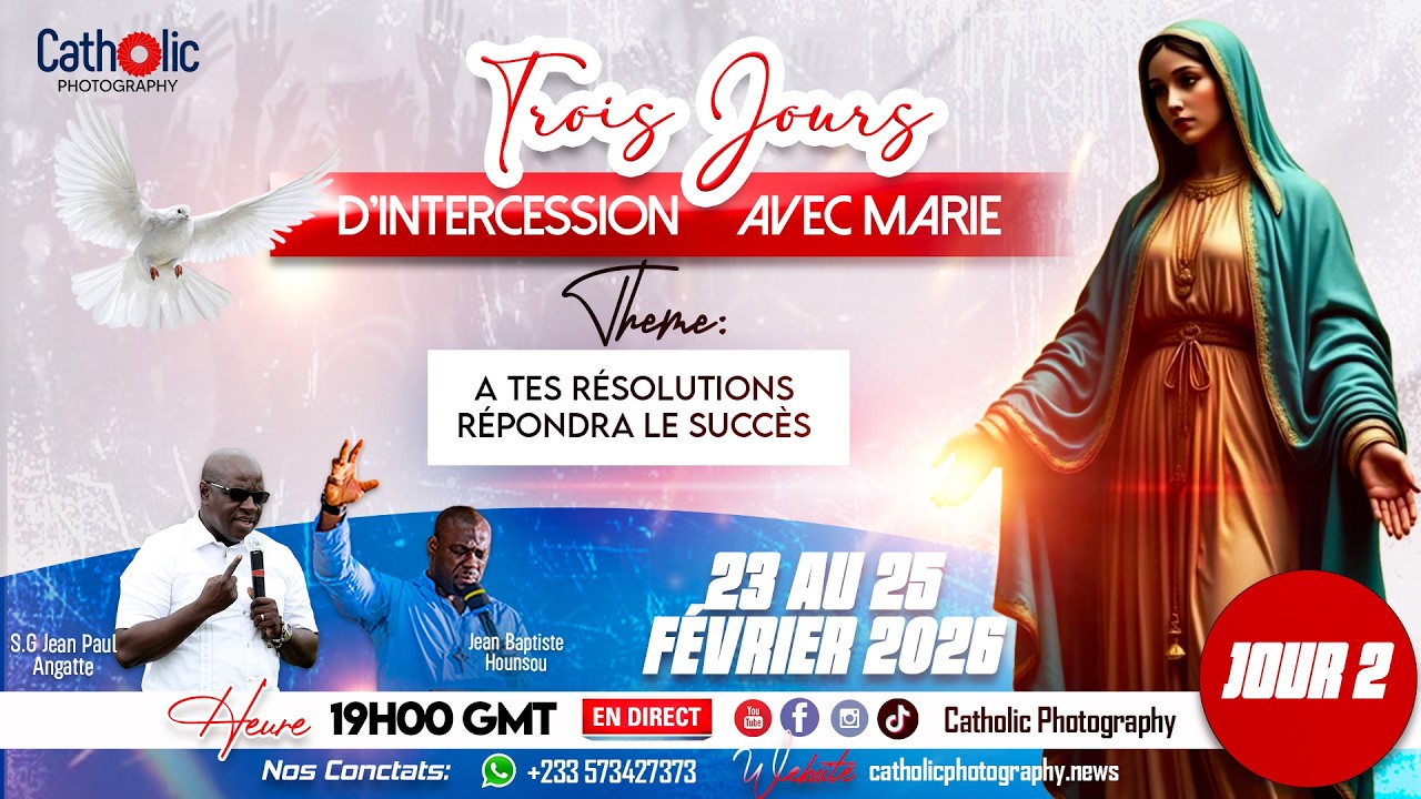 TROIS JOURS D’INTERCESSION AVEC MARIE  -Jour 2