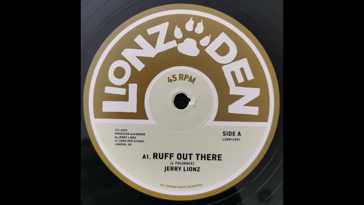LIONZ DEN 12″ VINYL RECORD “RUFF OUT THERE” MASSIVE TUNE! LONG TIME AWAITED DUBPLATE EMPERORFARI