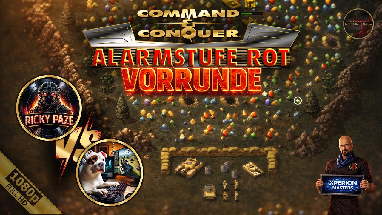 🚨 RICKYPAZE vs QUICKBORNER – ALLIIERTE VS ALLIIERTE🚨C&C RED ALERT XP MASTERS 2026  @XPERION_DE