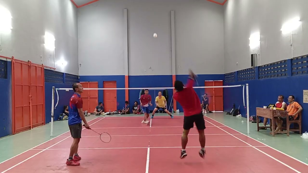 Fadil-Rudi vs Amim-Ojin | Fun of Badminton